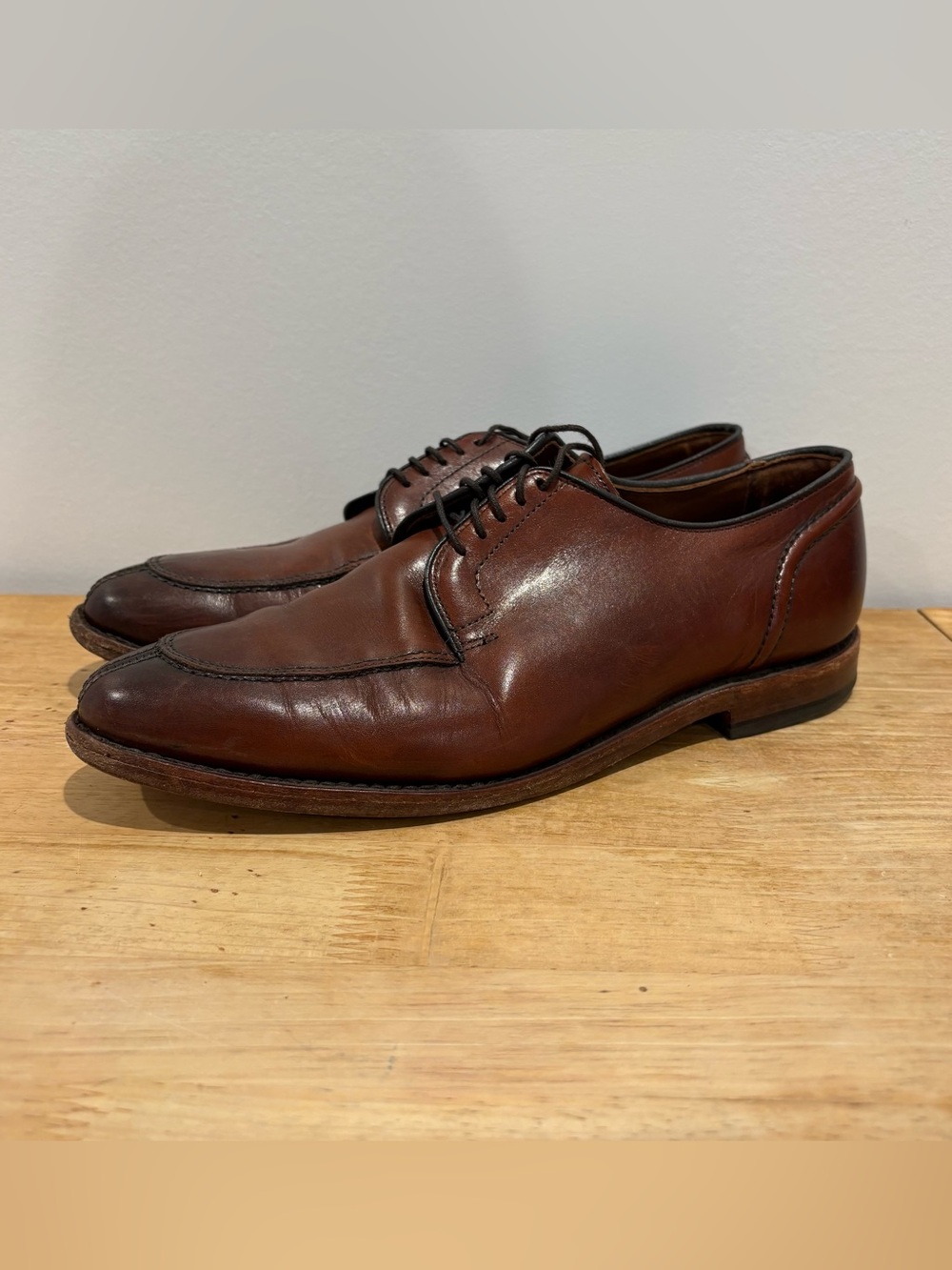 Allen Edmonds LaSalle Oxford Leather‎ Loafers Brown Size 8.5 D
